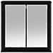 Pensile da Bagno con Specchio Rovere Nero 60x21x60 cm - Foto miniatura 4