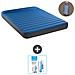 Set Materassino Gonfiabile - 203x152x22 Cm - Blu - Include Accessori Coordinati Cb21 - Foto miniatura 1