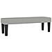 Giroletto a Molle con Materasso Grigio Chiaro 140x200cm Tessuto - Foto miniatura 7