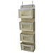 Organizzatore Multistrato A 4 Scomparti Per Armadio - Soluzione Salvaspazio Khaki - Foto miniatura 1