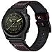 Cinturino In Pelle Premium Compatibile Con Garmin Fenix 8/7x/3 - Elegante Cinturino Di Ricambio Brown 20 Mm - Foto miniatura 2