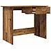 Scrivania Legno antico 100 x 50 x 76 cm Legno multistrato - Foto miniatura 5
