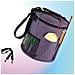 Borsa Porta Filati Artigianale Fai-da-te - Tote Portatile In Tessuto Oxford Per Lana Purple - Foto miniatura 3