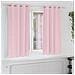Tende con tende 2 pcs Rosa Baby 175x140cm Poliestere - Foto miniatura 2
