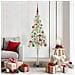 Albero di Natale con 150 LED Bianco 150 cm PE e Acciaio - Foto miniatura 2