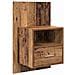 Testata con Comodino 3 pcs Legno vecchio Legno multistrato - Foto miniatura 6