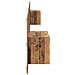 Testata con Comodino 3 pcs Legno vecchio Legno multistrato - Foto miniatura 8