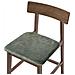 Set Di 2 Sedie Alte Isanti Legno Marrone Scuro /verde - Foto miniatura 6