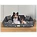 100x75 cm KINGDOG Cuccia per cani impermeabile personalizzabile Silver Bones - Foto miniatura 9