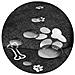 100x75 cm KINGDOG Cuccia per cani impermeabile personalizzabile Silver Bones - Foto miniatura 5