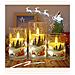 Candele Led Atmosfera Natalizia Con Luci A Filo Di Rame - A Batteria - Foto miniatura 4
