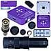 Set Microscopico Puppis Pink Pro 2 In 1 - Camera Kmppp-hdmi-usb 51mp + Obiettivo 180x | Alta Qualità Immagine, Precisione, Versatilità - Foto miniatura 1
