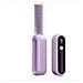Pettine Lisciante Pieghevole Portatile: Senza Fili, Ricaricabile E Temperatura Regolabile Purple - Foto miniatura 1