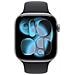 Watch Series 11 GPS + Cellular 46mm Cassa Alluminio Grigio Siderale con Sport Band Nero - S /M - Foto miniatura 2