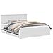 Struttura del letto Bianco 160 x 200 cm Legno Ingegnerizzato - Foto miniatura 1