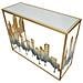 Tavolo Consolle Natura 1-multicolore-metallo-110x38,5x81 Cm - Foto miniatura 4