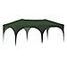 Tenda per feste a pop-up 575 x 288 x 245 cm Verde - Foto miniatura 1