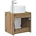 Mobile Lavabo da Parete Rovere Artigianale 49,5 x 44,5 x 66 cm - Foto miniatura 4