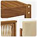 Set di divani da esterno con cuscino 8 pcs Naturale e Beige - Foto miniatura 7