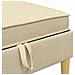 Set di divani modulari con spazio di archiviazione 5 pcs Crema - Foto miniatura 7