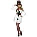 Costume Pupazzo Neve Donna Natale Small - Foto miniatura 4