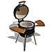 Barbecue Kamado Griglia Con Affumicatore In Ceramica 81 Cm - Foto miniatura 4