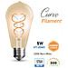 Lampadine Led E27 5w St64 Smd Filamento Bulbo Vintage Ambrata Vt-2065 7218 - Foto miniatura 1