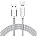 Cavo Magnetico Usb Verso Usb Type C 1m In Nylon Intrecciato - Foto miniatura 11