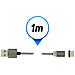 Cavo Magnetico Usb Verso Usb Type C 1m In Nylon Intrecciato - Foto miniatura 17