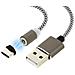 Cavo Magnetico Usb Verso Usb Type C 1m In Nylon Intrecciato - Foto miniatura 19