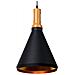 Lampadario A Sospensione Nero / oro Mackenzie - Foto miniatura 1