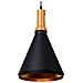 Lampadario A Sospensione Nero / oro Mackenzie - Foto miniatura 16