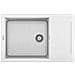 Lavello Easy 310 Granitek 78x50 cm 1 vasca con gocciolatoio Colore Bianco 68 - Foto miniatura 1