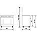 Cucina a Gas UN965VI 5 Fuochi a Gas Forno Gas Multifunzione Ventilato Classe A Dimensioni 90 x 60 cm Colore Inox Serie Unica - Foto miniatura 4