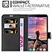 Custodia Compatibile Con Htc U12+ (plus-version) In Nero Carbone - Coperchio Protettiva Con Chiusura Magnetica, Funzione Stand E Tasca Per Le Carte - Foto miniatura 4