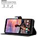 Custodia Compatibile Con Htc U12+ (plus-version) In Nero Carbone - Coperchio Protettiva Con Chiusura Magnetica, Funzione Stand E Tasca Per Le Carte - Foto miniatura 5