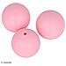 Perlina Di Silicone Tonda X 3 - 15 Mm - Rosa - Foto miniatura 2