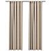 Tende Oscuranti con Ganci Effetto Lino 2 pz Beige 140x225 cm - Foto miniatura 2