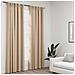 Tende Oscuranti con Ganci Effetto Lino 2 pz Beige 140x225 cm - Foto miniatura 1