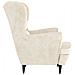 Poltrona Bianco Crema In Velluto - Foto miniatura 3
