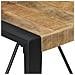 Tavolo Da Pranzo 80x80x75 Cm In Legno Di Mango Grezzo - Foto miniatura 5