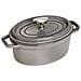 Cocotte in Ghisa con Coperchio Diametro 23 cm Colore Grigio - Foto miniatura 1