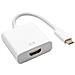 AK-AD-53 cavo di interfaccia e adattatore USB Typ C HDMI Bianco - Foto miniatura 1