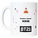 Mug Bt21 Mang Junior 300 Ml Ceramica Bianco / rosa - Foto miniatura 3