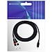 Adaptercable 3.5 Jack / 2xjack 3m Bk - Foto miniatura 2