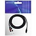Adaptercable 3.5 Jack / 2xjack 3m Bk - Foto miniatura 3