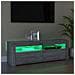 Mobile Porta TV con Luci LED Grigio Sonoma 120x35x40 cmcm - Foto miniatura 4