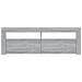 Mobile Porta TV con Luci LED Grigio Sonoma 120x35x40 cmcm - Foto miniatura 8