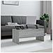 Tavolino Grigio Sonoma 102x50,5x46,5 Cm In Legno Multistrato - Foto miniatura 1