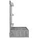 Mobile A Specchio Con Led Grigio Sonoma 60x31,5x62 Cm - Foto miniatura 4